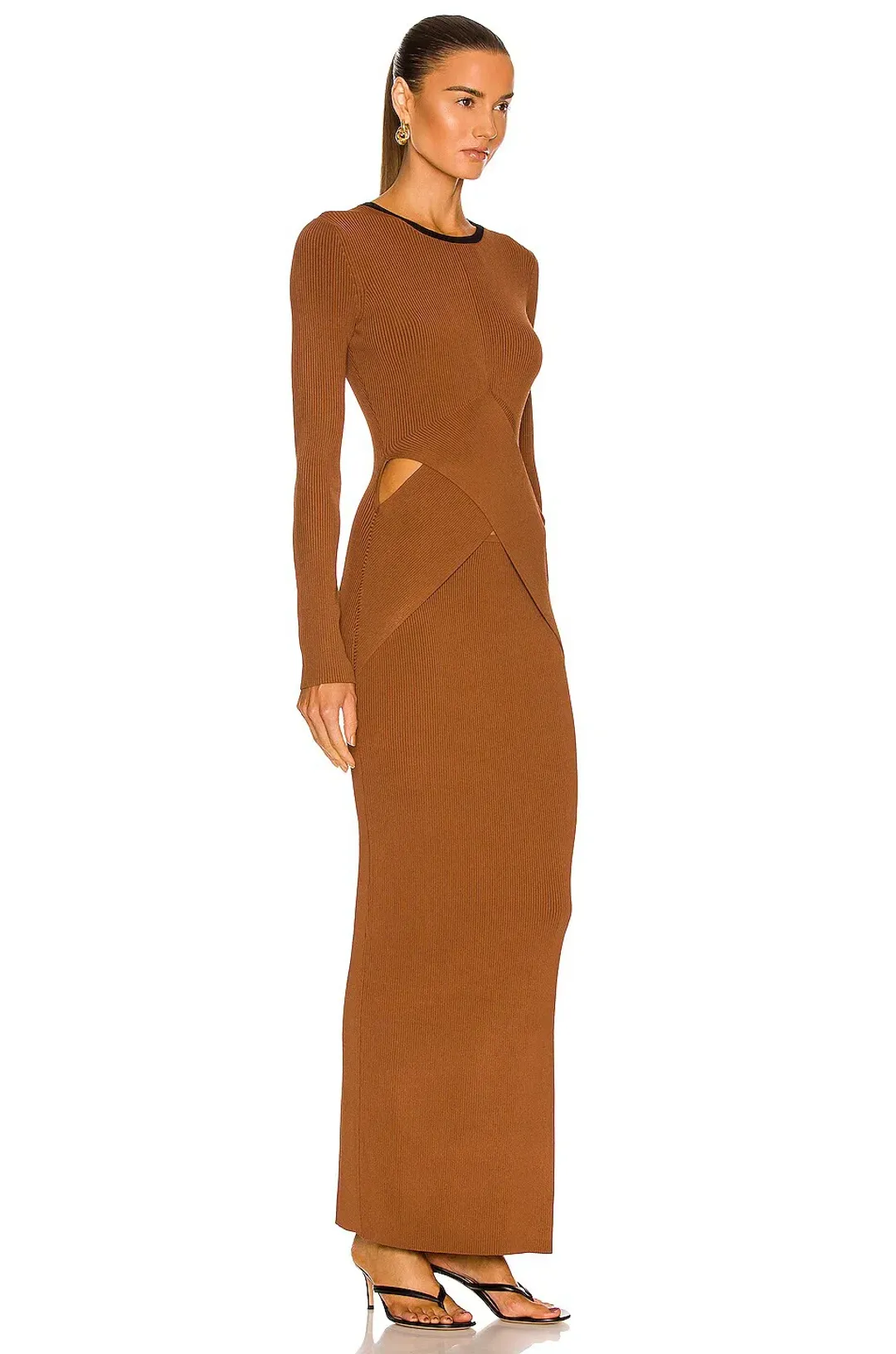  Sir The Label Josephine Draped Dress Hazel Size 3/AU 12  for rent on The Volte - main image