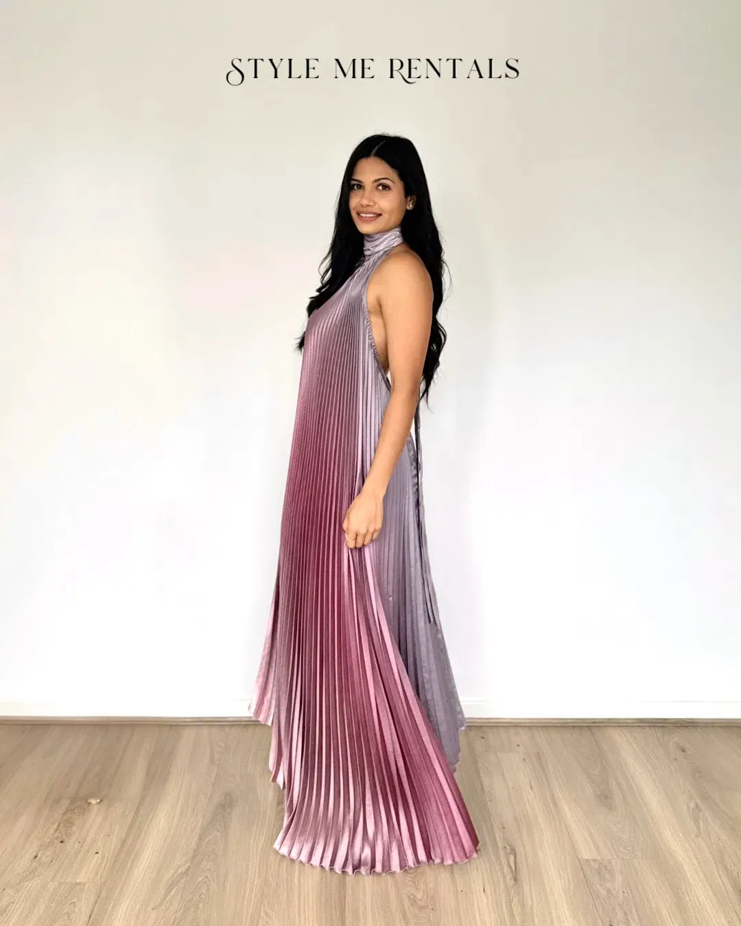 L'idee Opera Gown Mauve Ombre Size 10 for rent on The Volte - main image