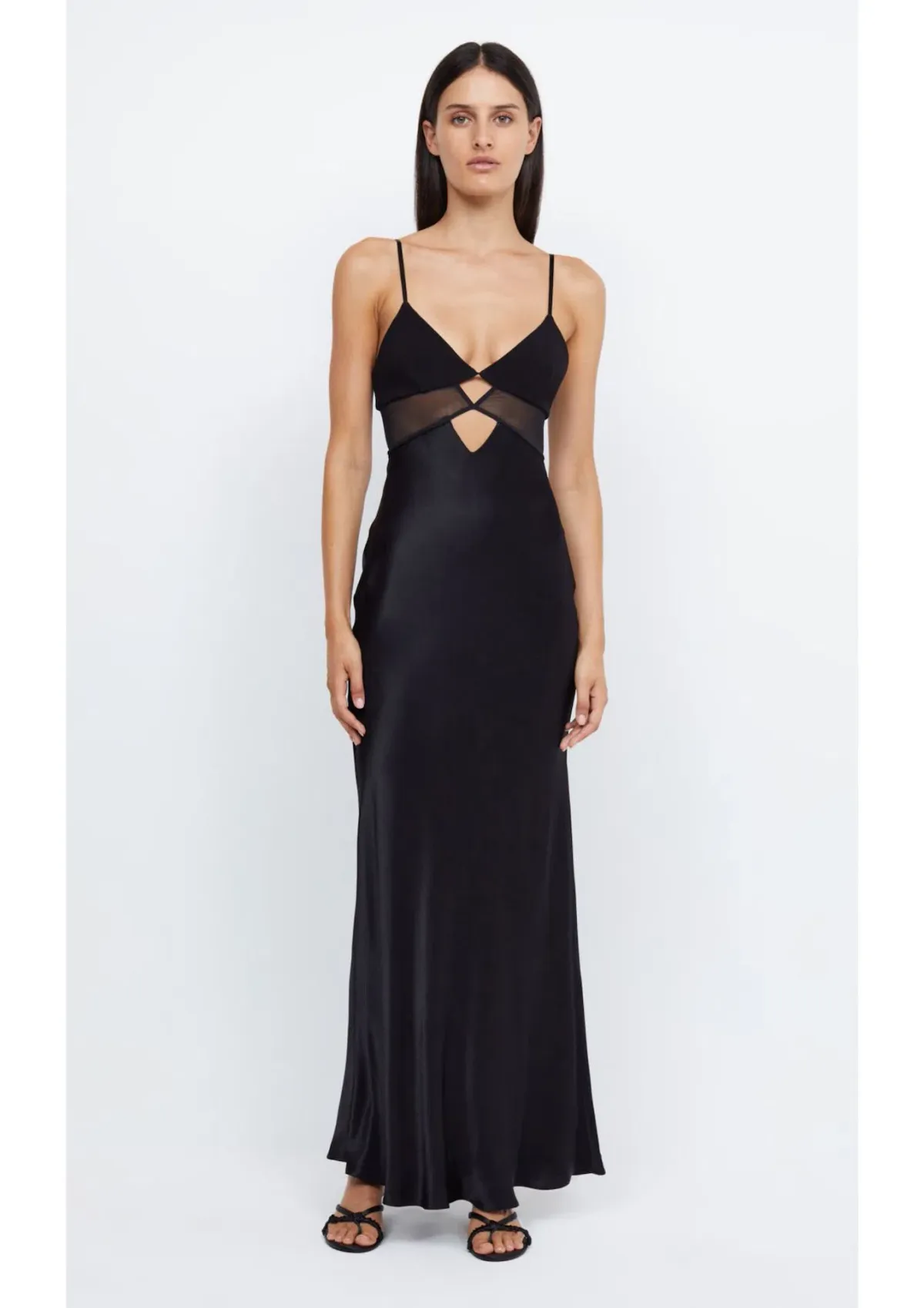 Bec & Bridge Ashton Cut Out Maxi Dress Black Size AU 6 for rent on The Volte - main image