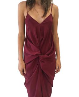 One Fell Swoop Elana Slip in Black Cherry Size 8 for rent on The Volte - image 3
