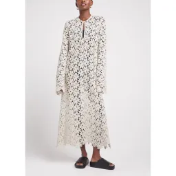 Matin Cotton Crochet Lace Dress Cream Size 10 for rent on The Volte - image 1