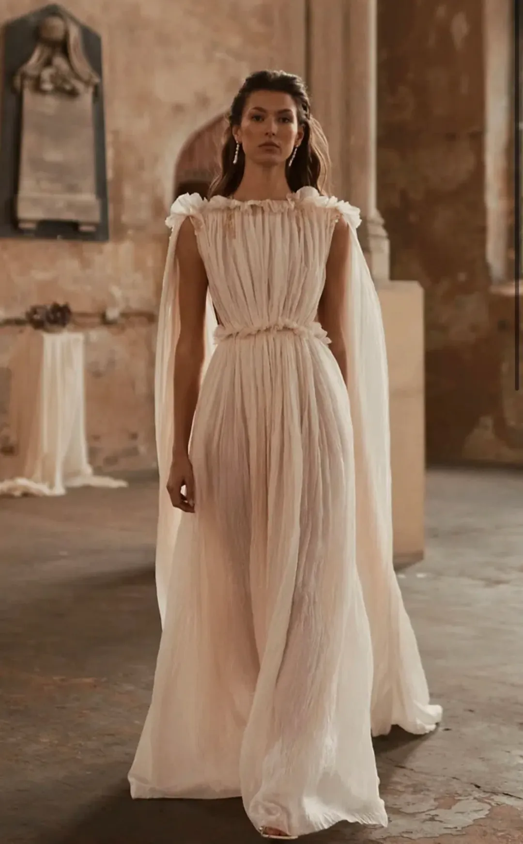 About Phaedra Amphitrite Gown White Size 10 for rent on The Volte - main image