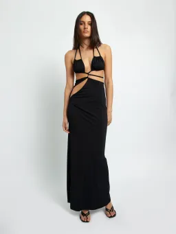 Christopher Esber Displaced Lycra Dress Black Size 8 for rent on The Volte - image 2