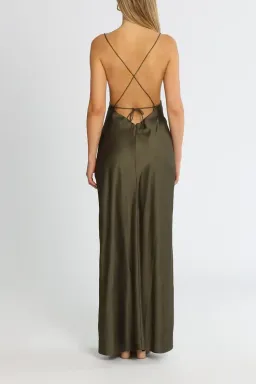 Significant Other Aila Dress in Olive Size 10 for rent on The Volte - image 3