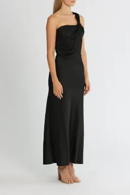 Significant Other Macy Midi Dress in Black Size 14 for rent on The Volte - image 2