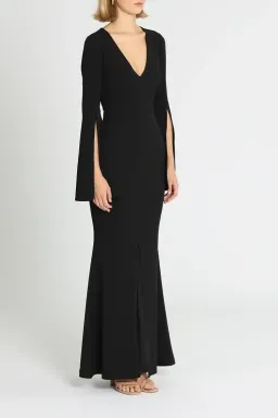 Pasduchas Amaryllis Gown in Black Size 8 for rent on The Volte - image 2