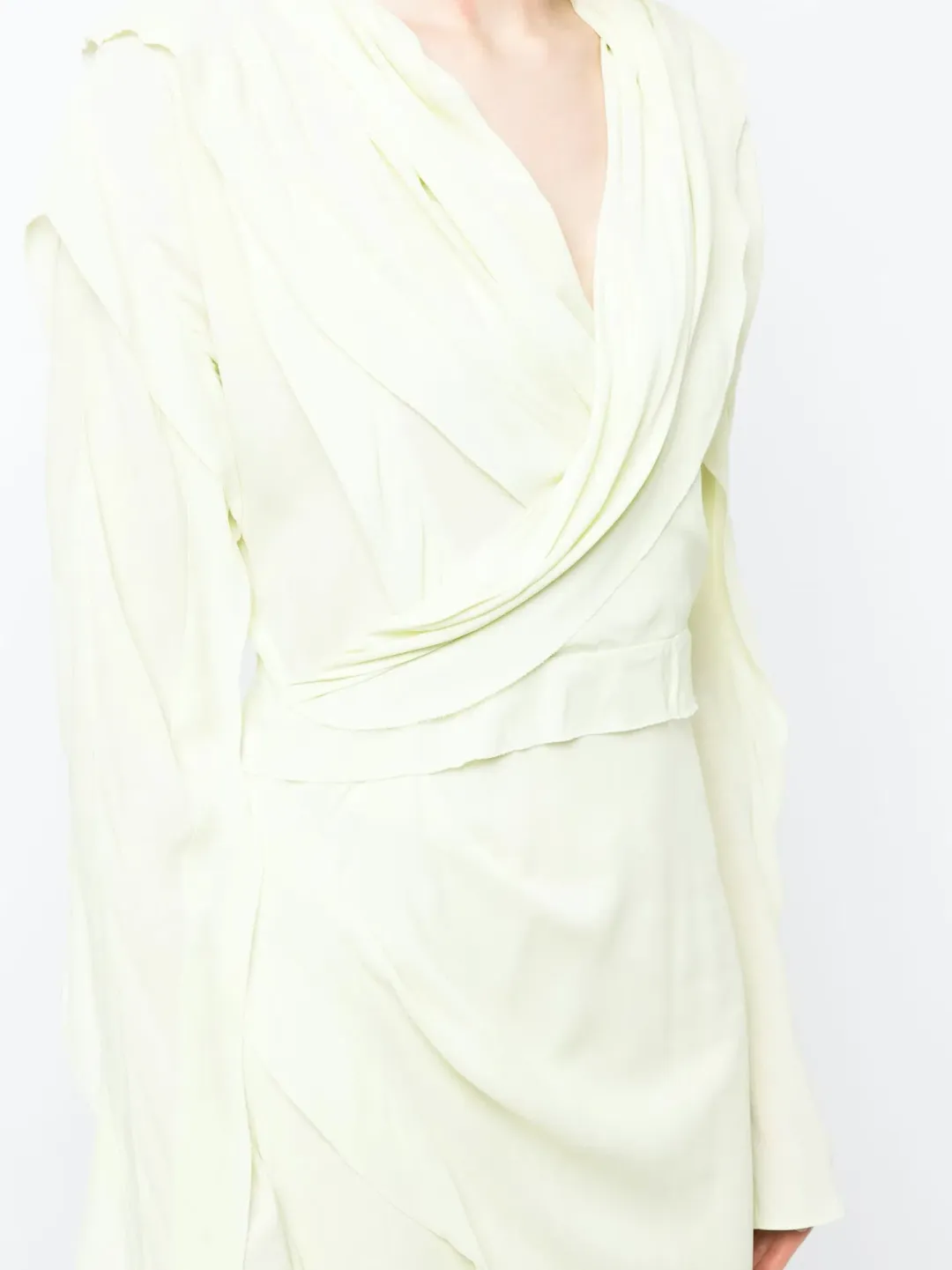 Rachel Gilbert Delfy Sleeve Midi Dress Seafoam Size 0 / AU 6  for rent on The Volte - main image