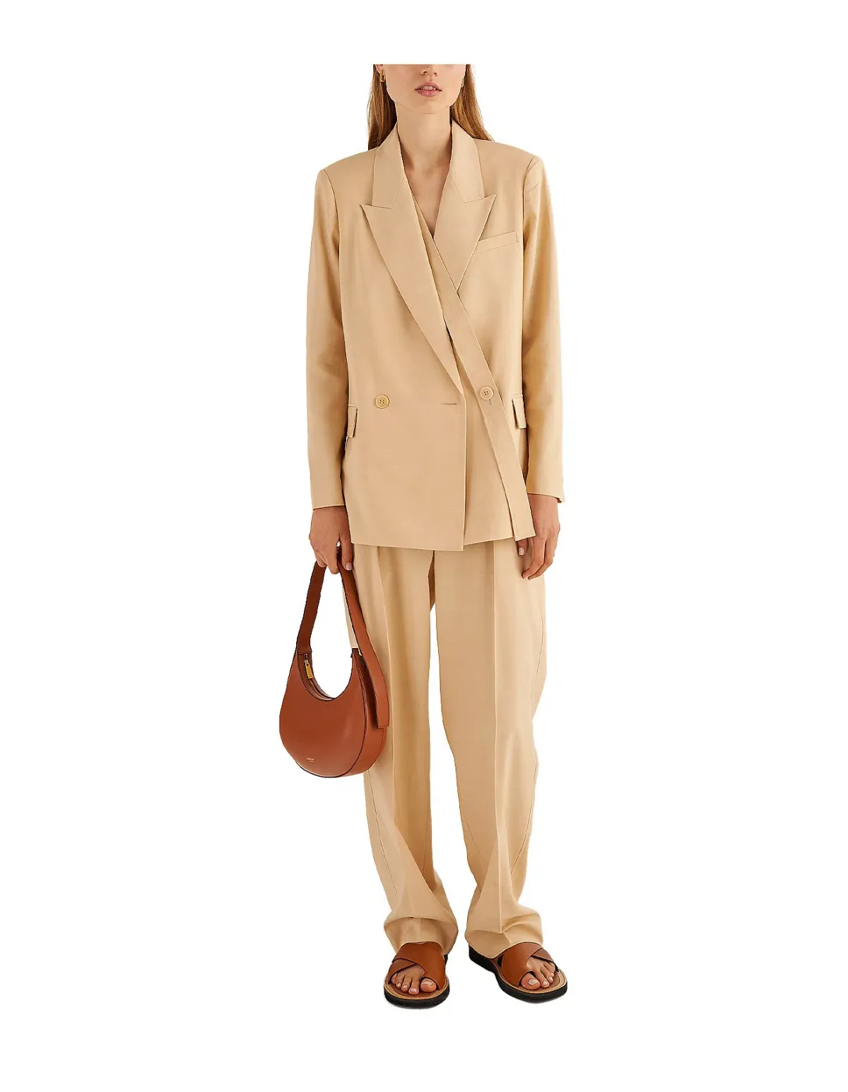 Oroton Double Breasted Blazer Size AU 8 for rent on The Volte - main image