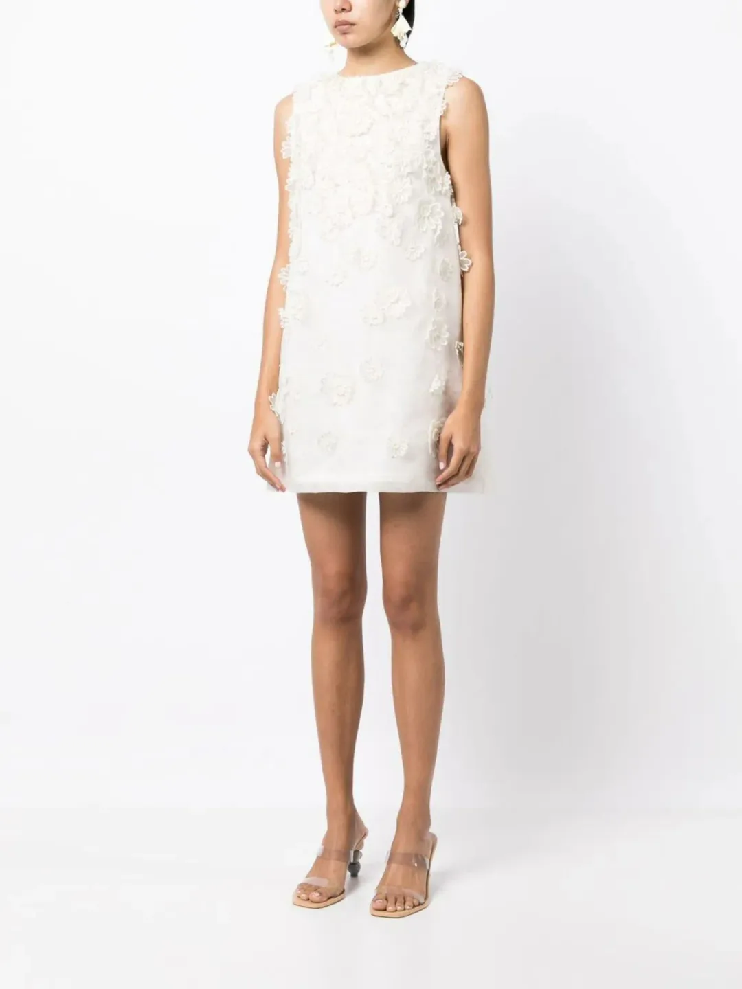 Rachel Gilbert Lorie Mini Dress In Ivory Size AU 8 for rent on The Volte - main image
