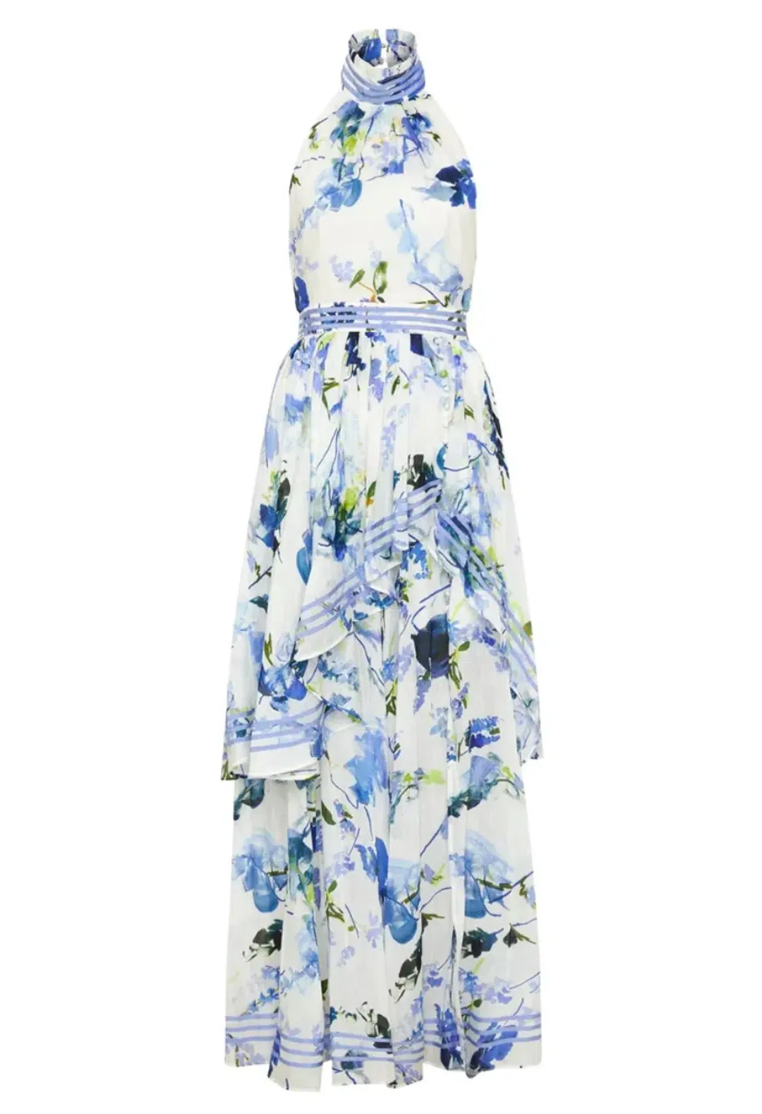 Aje Sienna Maxi Dress Lavenders of Provence Print Size 6 for rent on The Volte - main image