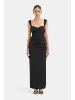 Sir The Label Azul Balconette Gown Black Size AU 10 for rent on The Volte - image 1