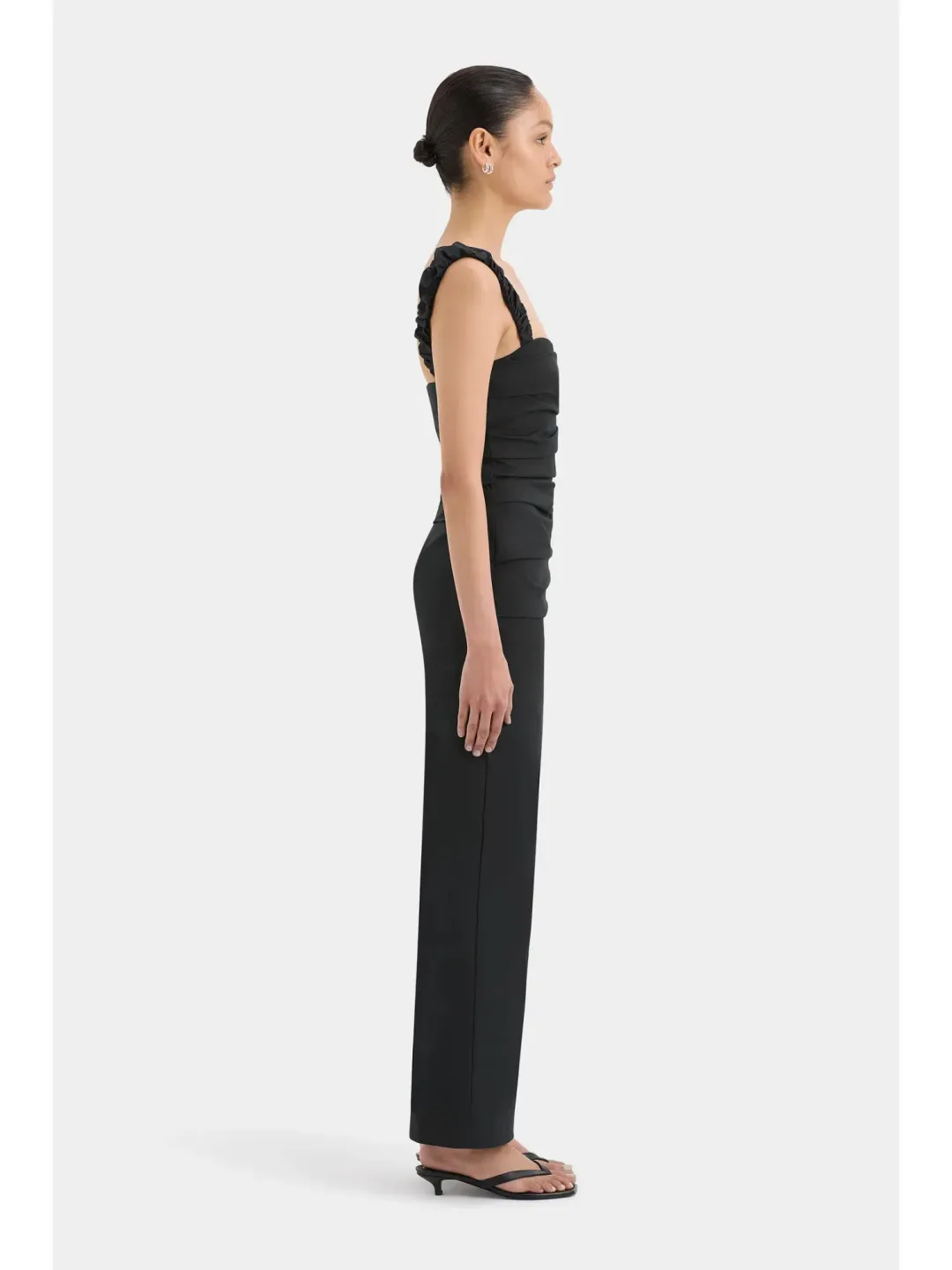 Sir The Label Azul Balconette Gown Black Size AU 10 for rent on The Volte - main image