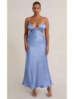Bec & Bridge Veronique Maxi Dress Blue Size AU 8 for rent on The Volte - image 1