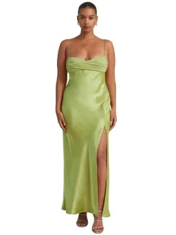 Bec & Bridge Julieta Maxi Dress Green Size AU 8 for rent on The Volte - image 1