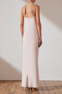 Shona Joy Luxe 'Porcelain' Bias Cowl Slip Dress Blush Size 8 for rent on The Volte - image 4