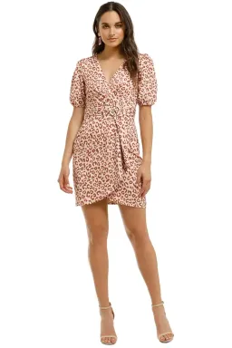 Pasduchas Saskia Waterfall Dress in Leopard Size 6 for rent on The Volte - image 1