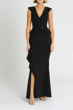 Pasduchas Verve Gown in Black Size 6 for rent on The Volte - image 1