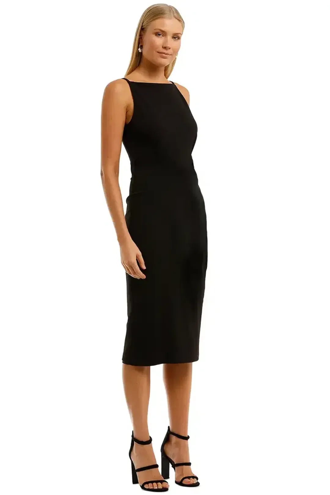 Pasduchas Frisk Midi Dress in Black Size 14 for rent on The Volte - main image