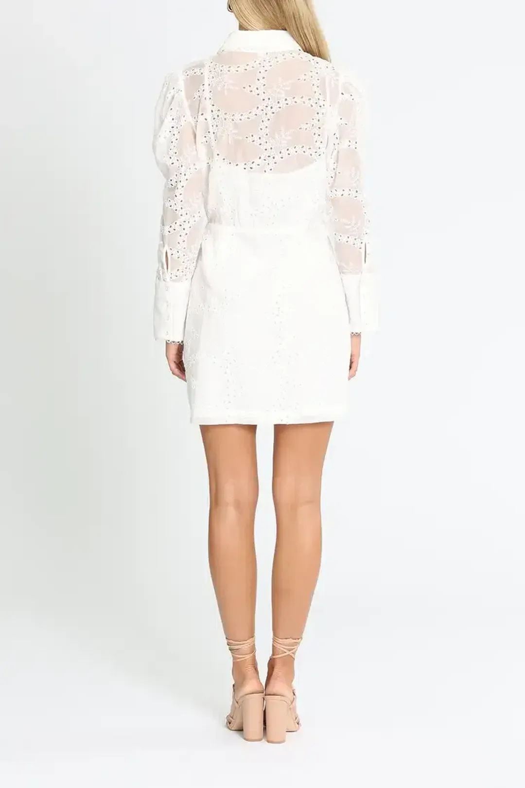 Pasduchas Parlour Dress in Ivory Size 14 for rent on The Volte - main image