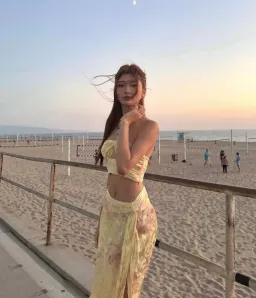 LoveShackFancy Balton Top and Chance Maxi Skirt Set Yellow Melon Size 8 for rent on The Volte - image 3