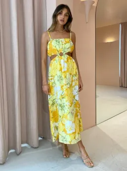 Faithfull the Brand El Rio Maxi Dress Loretta Floral Print Size 8 for rent on The Volte - image 1