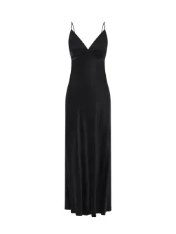 Kivari Bianca Open Back Slip Dress Black Size AU 10  for rent on The Volte - image 6