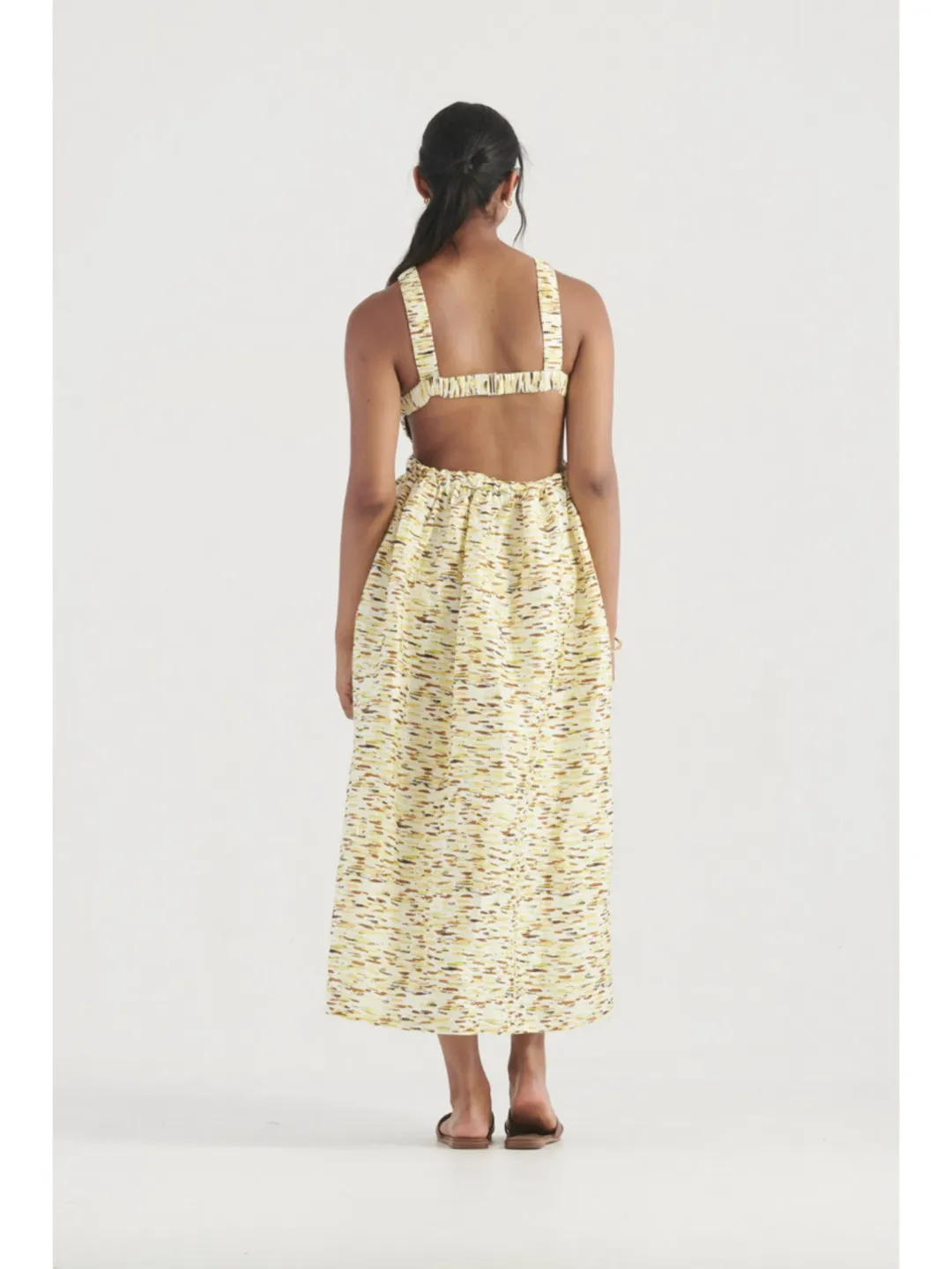 Elka Collective Mari Top And Skirt Set Citrus Print Size AU 10  for rent on The Volte - main image
