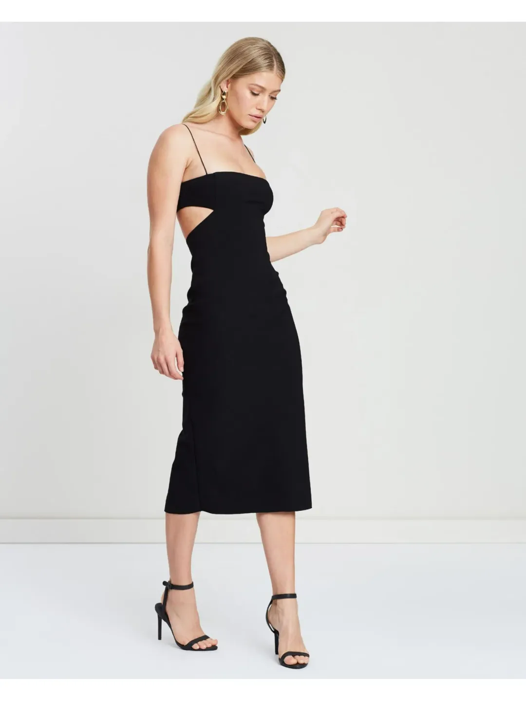 Bec & Bridge Elle Cut Out Midi Black Size AU 8 for rent on The Volte - main image