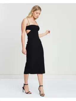 Bec & Bridge Elle Cut Out Midi Black Size AU 8 for rent on The Volte - image 2