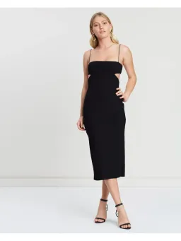 Bec & Bridge Elle Cut Out Midi Black Size AU 8 for rent on The Volte - image 1