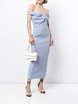 Rachel Gilbert Matteo Dress In Powder Blue Size AU 12 for rent on The Volte - image 1