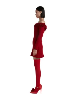 Mirae Paris Carlota Cherry Mini Dress Red Size AU 6 for rent on The Volte - image 2