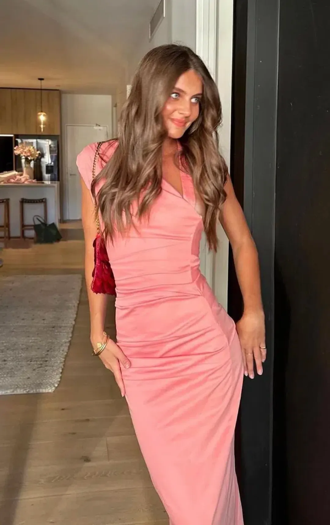 Sir the Label Giacomo Gown Pink Size 8 for rent on The Volte - main image