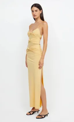 Bec & Bridge Montana Twist Dress Yellow Size 8 for rent on The Volte - image 2