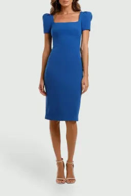 Rebecca Vallance Poppy Dress in Cobalt Size 12 for rent on The Volte - image 1