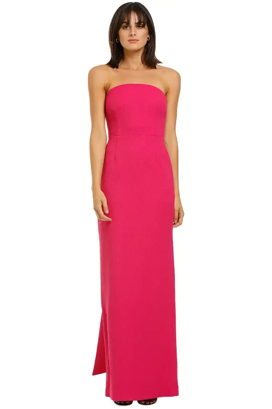 Rebecca Vallance Natalia Tie Gown in Magenta Size 10 for rent on The Volte - main image