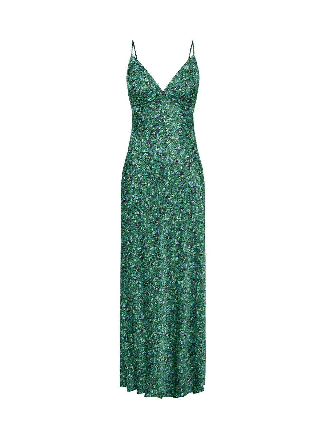 Kivari Acacia Slip Dress Green Ditsy Size 10 for rent on The Volte - main image