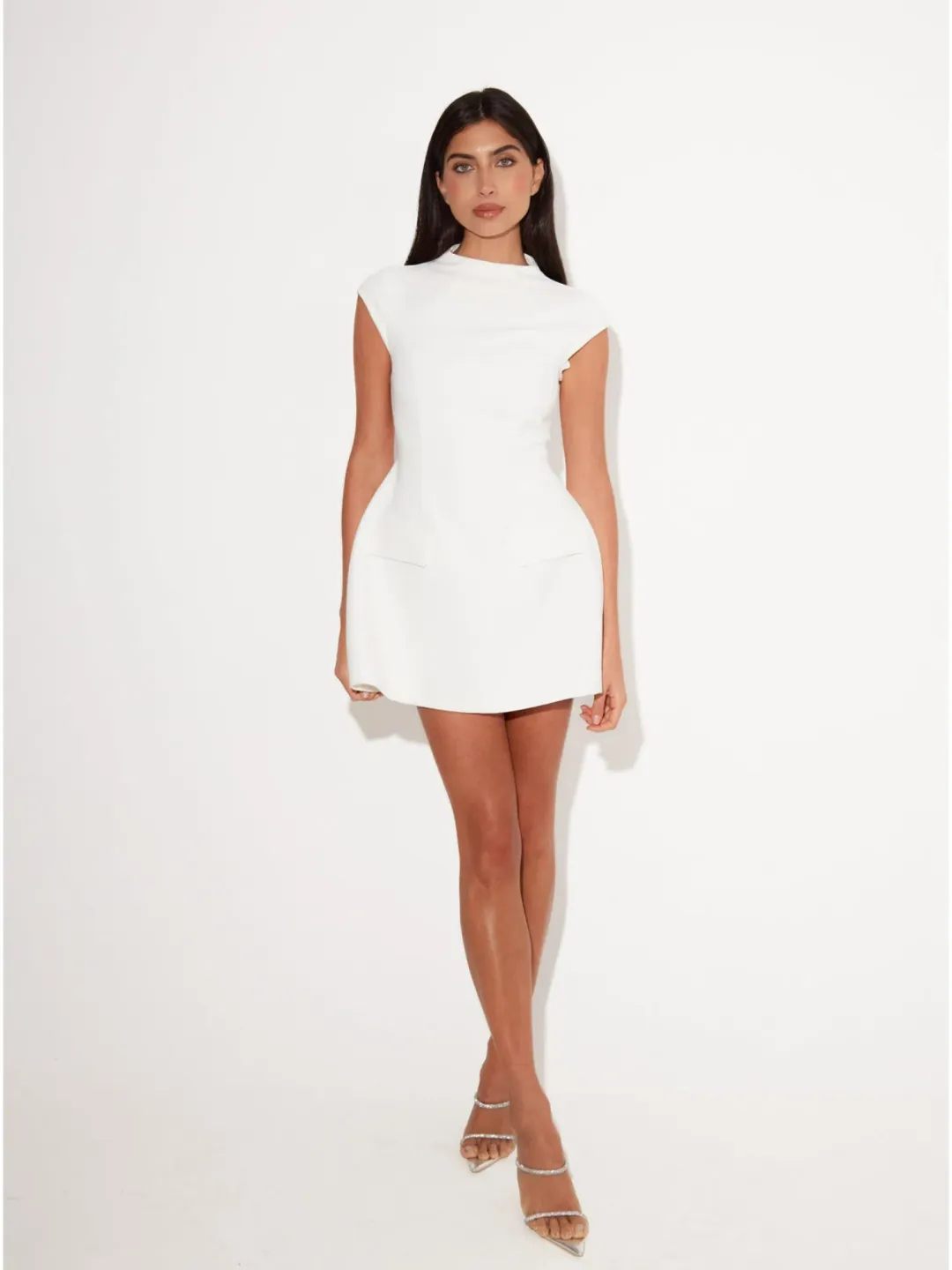 Odd Muse Ultimate Muse Cap Sleeve Dress White Size AU 6 for rent on The Volte - main image