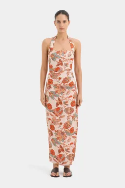 Sir The Label Noemi Halter Midi Dress Floral Size 1/Au 8 for rent on The Volte - image 1