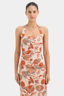 Sir The Label Noemi Halter Midi Dress Floral Size 1/Au 8 for rent on The Volte - image 4
