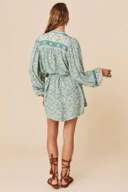 Spell Sienna Tunic Dress Green Size XL/AU 14 for rent on The Volte - image 3
