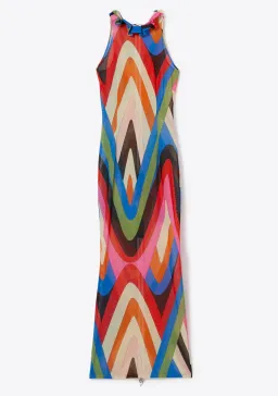 Emilio Pucci Printed Maxi Dress Multi Size S/Au 8 for rent on The Volte - image 4