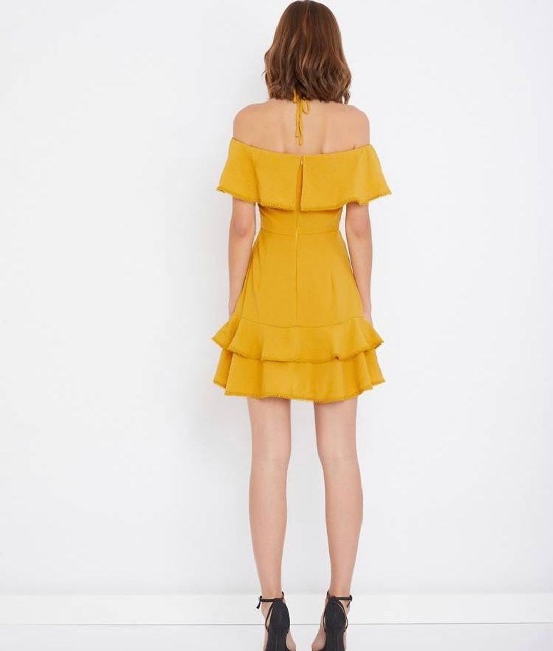 Calli Alana Halter Neck Mini Dress for rent on The Volte - main image