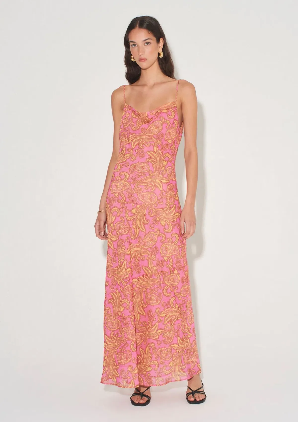 Hansen & Gretel Florencia Maxi Dress Pink Spice Size XS / AU 6 for rent on The Volte - main image