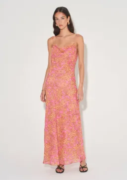 Hansen & Gretel Florencia Maxi Dress Pink Spice Size XS / AU 6 for rent on The Volte - image 1