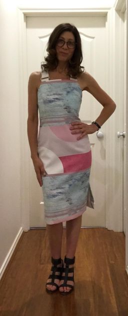 Ministry of Style Geo Pop Pencil Dress for rent on The Volte - image 2