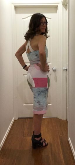 Ministry of Style Geo Pop Pencil Dress for rent on The Volte - image 3