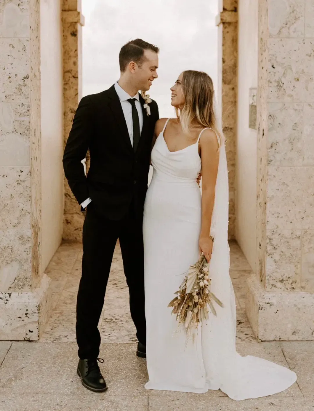 Milla Grace Loves Lace Honey Silk Inspiration Bridal Dress White Size AU 6 for rent on The Volte - main image