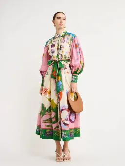 Alemais Seeker Shirt Dress Print Size AU 6 for rent on The Volte - image 1