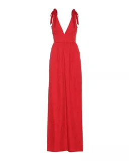 Rebecca Vallance Harlow Tie Gown in Red Size AU 8 for rent on The Volte - image 3